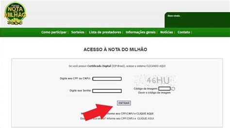 nota fiscal do milhão.